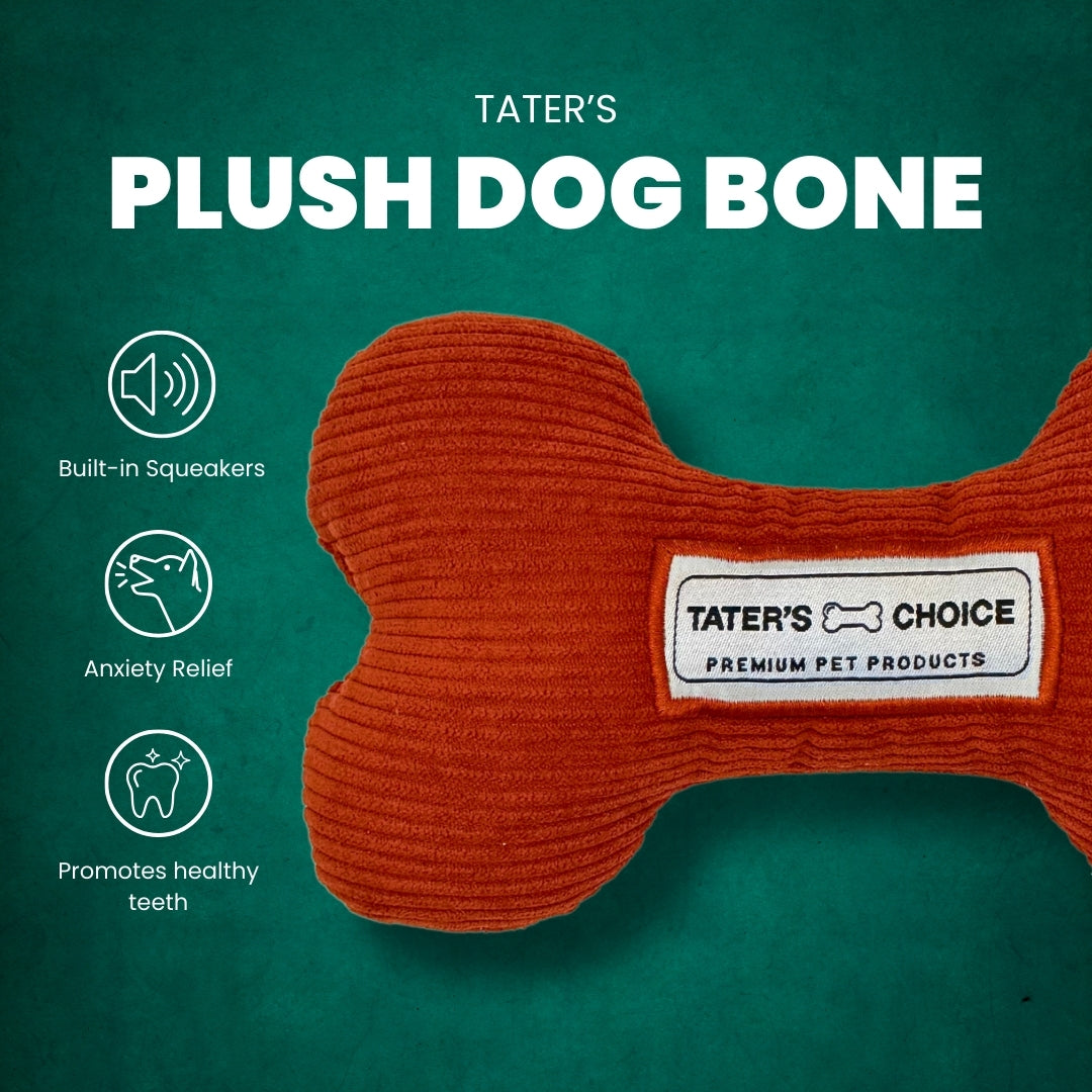 Tater's Bog Bone Squeaker Toy