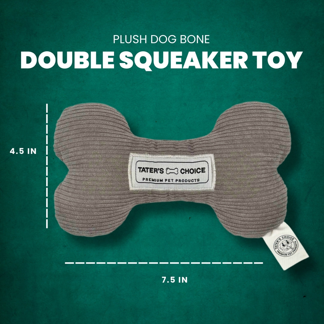 Tater's Bog Bone Squeaker Toy